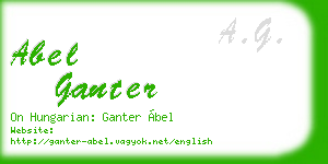 abel ganter business card
