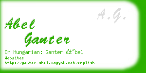 abel ganter business card